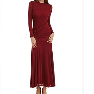 Bardot Lilyana Ruched Dress - Size L - only worn once!